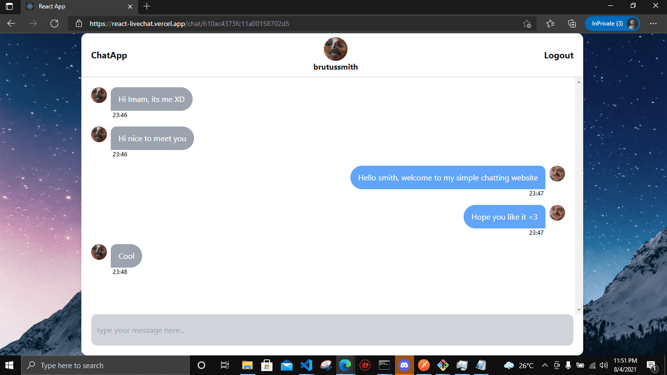 Simple LiveChat